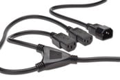 Strömkabel (intern) - DIGITUS Y-power Cord Cable - AK-440400-017-S