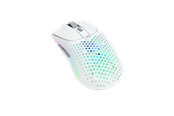 Mus - Glorious Model O Wireless 2 - Matte White - Gamingmus - Optic - 6 knappar - Svart med RGB ljus - GLO-MS-OWV2-MW
