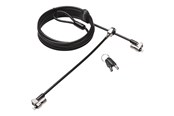 Systemtillbehör - Kensington MicroSaver 2.0 Keyed Twin Laptop Lock - Master Keyed - K65099EUM