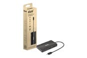 Dockning - Club 3D - docking station - USB-C 3.2 Gen 2 - 2 x DP - GigE - CSV-1598
