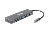 Dockning - D-Link DUB-2327 - docking station - USB-C / Thunderbolt 3 - HDMI - DUB-2327