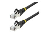 Nätverkskabel - StarTech.com 2m CAT6a Ethernet Cable - 2 m - black - Svart - 2m - NLBK-2M-CAT6A-PATCH