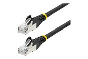Nätverkskabel - StarTech.com 1m CAT6a Ethernet Cable - 1 m - black - Svart - 1m - NLBK-1M-CAT6A-PATCH