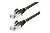 Nätverkskabel - StarTech.com 10m CAT6a Ethernet Cable - Black - Low Smoke Zero Halogen (LSZH) - Svart - 10m - NLBK-10M-CAT6A-PATCH