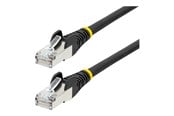 Nätverkskabel - StarTech.com 50cm CAT6a Ethernet Cable - 50 cm - black - Svart - 0.5m - NLBK-50C-CAT6A-PATCH
