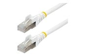 Nätverkskabel - StarTech.com 3m CAT6a Ethernet Cable - 3 m - white - Vit - 3m - NLWH-3M-CAT6A-PATCH