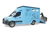 Leksaksbil - Bruder Mercedes-Benz Sprinter Djurtransport med häst leksak - 02674
