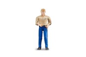 Leksaksbil - Bruder Man light skin blue jeans - BR60006
