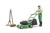 Leksaksbil - Bruder BWorld Gardener with lawn mower and equipment - BR62103