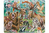 Pusselspel - Larsen Puzzles Happy Forest Selfie - LA-CZ2