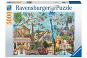 Pusselspel - Ravensburger AT Big City Collage  5000p - 10217118