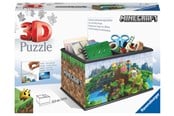 Pusselspel - Ravensburger Aufbewahrungsbox Minecraft108p 3D pusselspel - 10311286