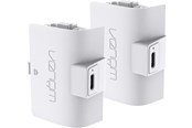 Spel Tillbehör - Venom Xbox Twin Rechargeable Battery Packs White - Microsoft Xbox One - VS2872