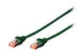Nätverkskabel - DIGITUS Professional patch cable - 25 cm - green - Grön - 0.25m - DK-1644-0025-G-10