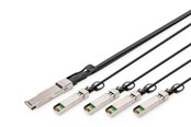 Nätverkskabel - DIGITUS 40GBase direct attach cable - 2 m - Svart - 2m - DN-81322