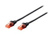 Nätverkskabel - DIGITUS Professional patch cable - 2 m - black - Svart - 2m - DK-1617-020/BL