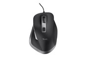 Mus - Trust Fyda Comfort - Mouse - Optic - 6 knappar - Svart - 24728