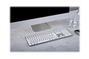 Tangentbord - Cherry KW 9100 SLIM - Tangentbord - Nordisk - Vit - JK-9110PN-1