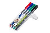 Skriv- och ritverktyg - Staedtler Universal pen Lumocolor perm B 4pcs - 314 WP4