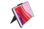 Tangentbord - Logitech Combo Touch for iPad 10.9" (10th gen) - Oxford Grey - UK - Tastatur & Folio set - Engelska (UK) - Grå - 920-011441