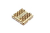 Modelbyg - Mobimods WoodenCity Travel Game Checkers - 5906874128435