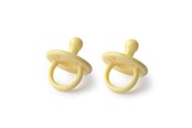 Babyvård - Filibabba Silicone pacifier 2-pack - Pale banana - FI-01673