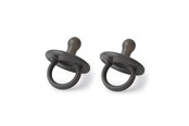 Babyvård - Filibabba Silicone pacifier 2-pack - Stone grey - FI-01671