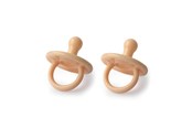 Babyvård - Filibabba Silicone pacifier 2-pack - Peach - FI-01668