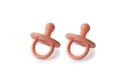 Babyvård - Filibabba Silicone pacifier 2-pack - Coral - FI-01667