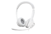 Hörlurar / Headset - Logitech H390 USB Computer Headset - White - 981-001286