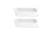 Kökstillbehör - Pillivuyt Toulouse Dish 31 x 18 x 6.5 cm 2.2 liters 2 pcs. White - 24228