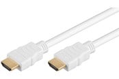 Displaykabel - Pro HDMI 2.0 - 5m - Vit - HDMI20W-5