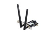 Nätverkskort (adaptrar osv.) - ASUS PCE-AXE5400 WiFi 6E PCI-E Adapter with 2 external antennas. Supporting 6GHz band 160MHz Bluetooth 5.2 WPA3 network security OFDMA and MU-MIMO - 90IG07I0-ME0B10