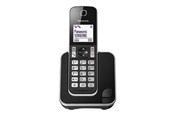 Fast telefon - Panasonic KX-TGD310 - cordless phone with caller ID/call waiting - 3-way call capability - KX-TGD310PDB