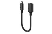 USB-kabel - ALOGIC Elements PRO USB-C to USB-A Adapter - 10cm - ELPCAA-BK