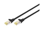 Nätverkskabel - DIGITUS patch cable - Black - 3 meter - Svart - 3m - DK-1644-A-030-BL-10