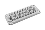 Kabel sleeve - Schneider Electric Schneider Spacial SF NSYAECPFLT25 - cable entry membrane - type FL21 with 27 entrances - NSYAECPFLT25