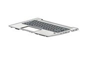 Tangentbord - HP - notebook replacement keyboard - with ClickPad - Nordic - with top cover - Laptop tagentbord - till ersättning - Nordisk - L44588-DH1