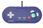 Spel Tillbehör - Retro-bit Legacy GC Wired Pad Purple - Wired Controller - Nintendo GameCube - RET00331