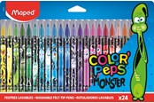 Skriv- och ritverktyg - Maped Color'Peps Monster Felt-pens x 24 - 845401