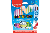 Skriv- och ritverktyg - Maped Color'Peps Long Life felt-pens x12 - 845020