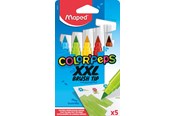 Skriv- och ritverktyg - Maped Color'Peps XXL Brush Tip felt-pens x5 - 844705