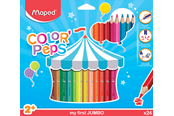 Skriv- och ritverktyg - Maped Color'Peps My first Jumbo Colour pencils x24 - 834013