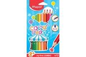Skriv- och ritverktyg - Maped Color'Peps My first Jumbo Colour pencils x12 - 834010