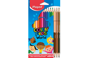 Skriv- och ritverktyg - Maped Color'Peps World Colour pencils x15 - 832071