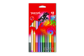 Skriv- och ritverktyg - Penol Colour pencils Jumbo Duo x12 - 16000116