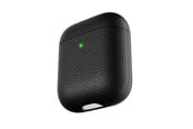 Hörlurar / Headset - KeyBudz PodSkinz Artisan Series Leather Case - Handcrafted Leather Case for your Airpods - AP_S3_BLK