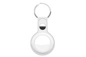 Andra mobiltillbehör - KeyBudz Leather Keyring for AirTag - AT_S1_WHT