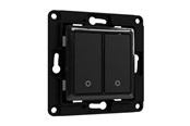 Smarta Hem - Shelly Wall Switch 2 Black - WS2 black