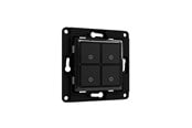 Smarta Hem - Shelly Wall Switch 4 - Black - WS4 black